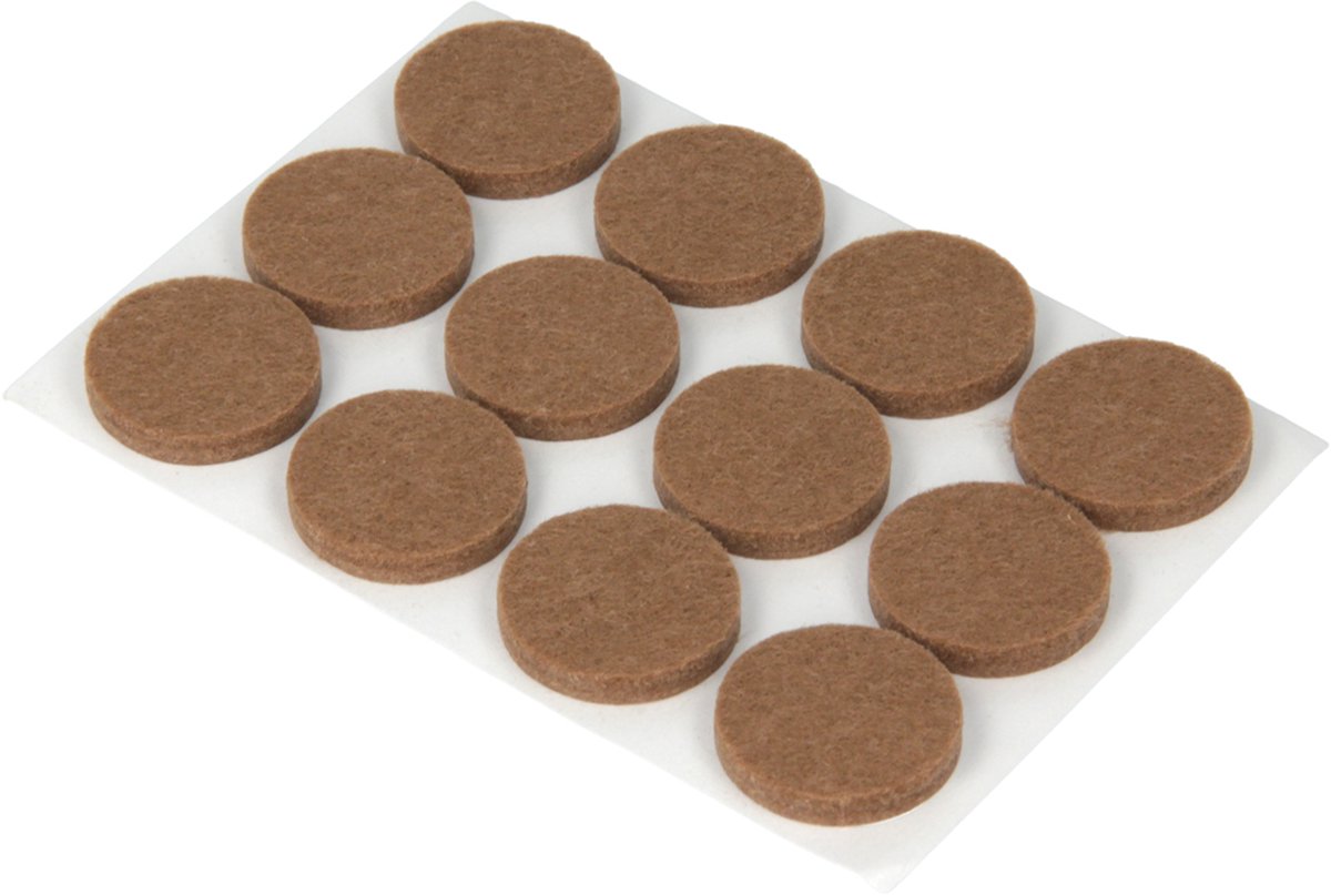   - 6 Sets Zelfklevende  jes - 72 Stuks - Vloerbeschermers voor Stoelpoten - Ø 22 mm