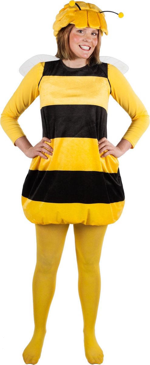 Metamorph GmbH - Geel en zwart Maya de Bij kostuum voor volwassenen - XL - Volwassenen kostuums