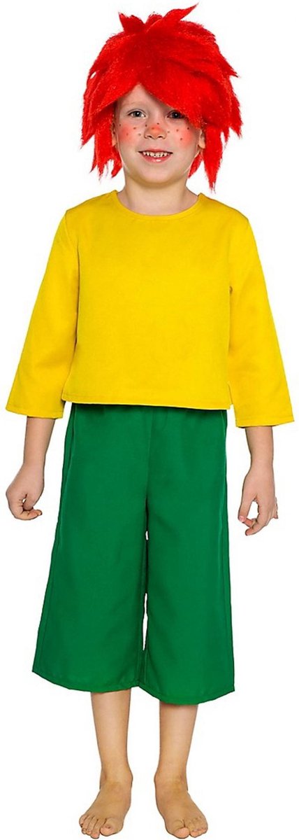 Metamorph GmbH - Pumuckl outfit voor kinderen - 122-128 cm (7-8 jaar) - Kinderkostuums