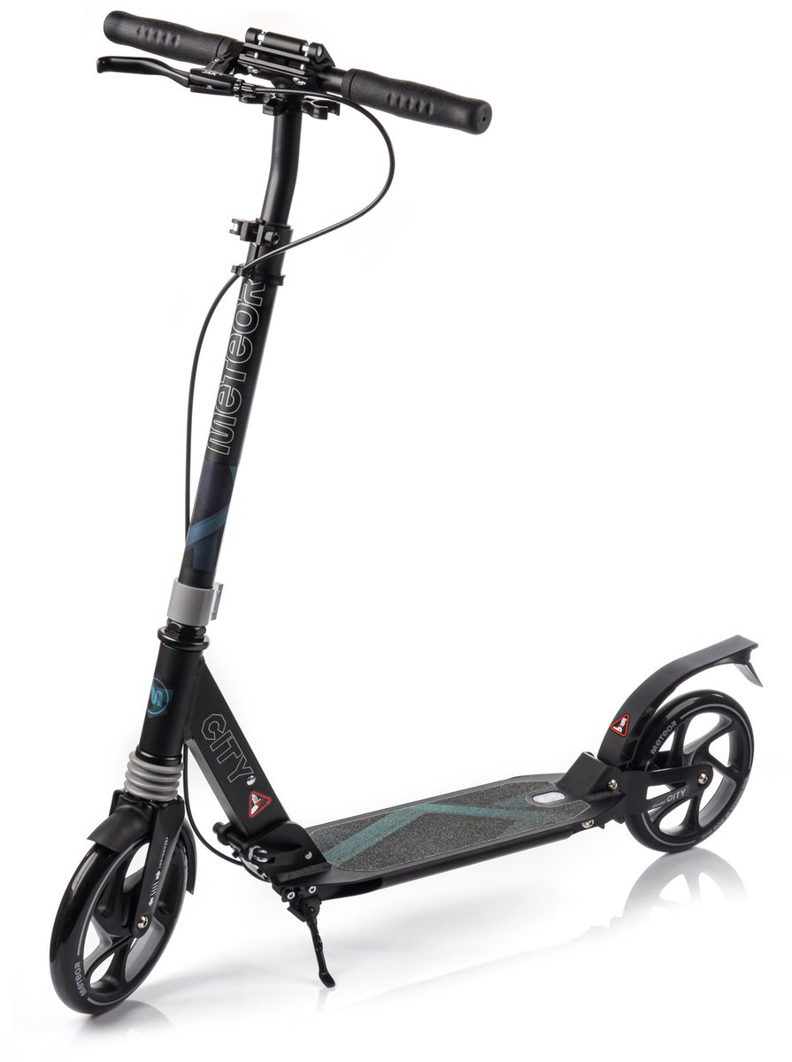 Meteor City Kinderstep - tot 100 kg - 200 mm wielen - Verstelbare hoogte - 2 Grote wielen - Inklapbaar