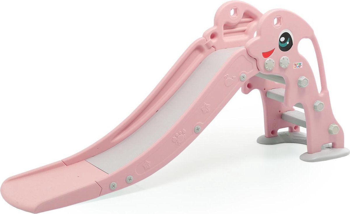   - Kinderglijbaan - Dolfijn - Roze