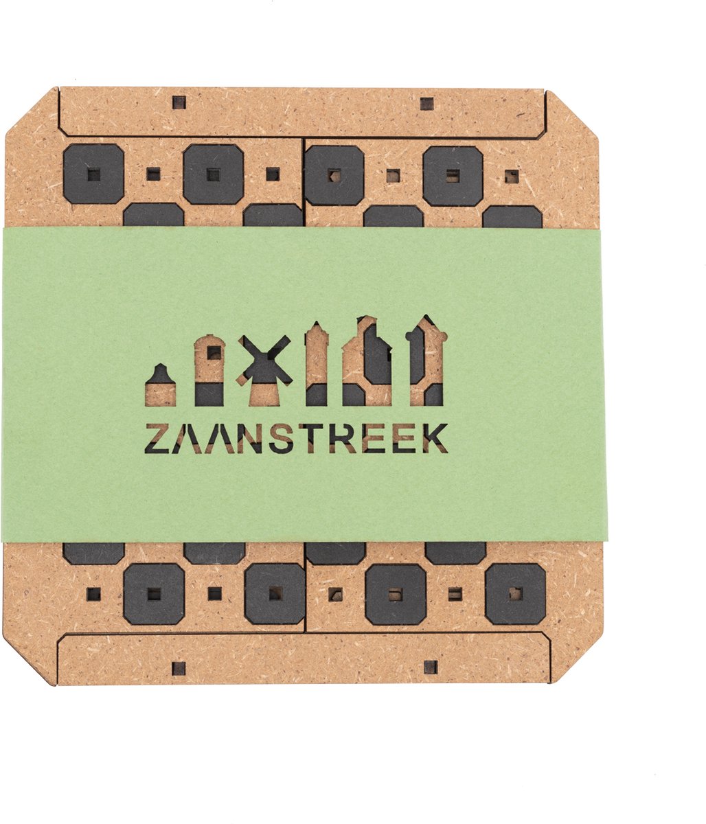 Meuq Design Zaanstreek - Bord Spel - Schaakset - Cadeau - Spellen - CityChess