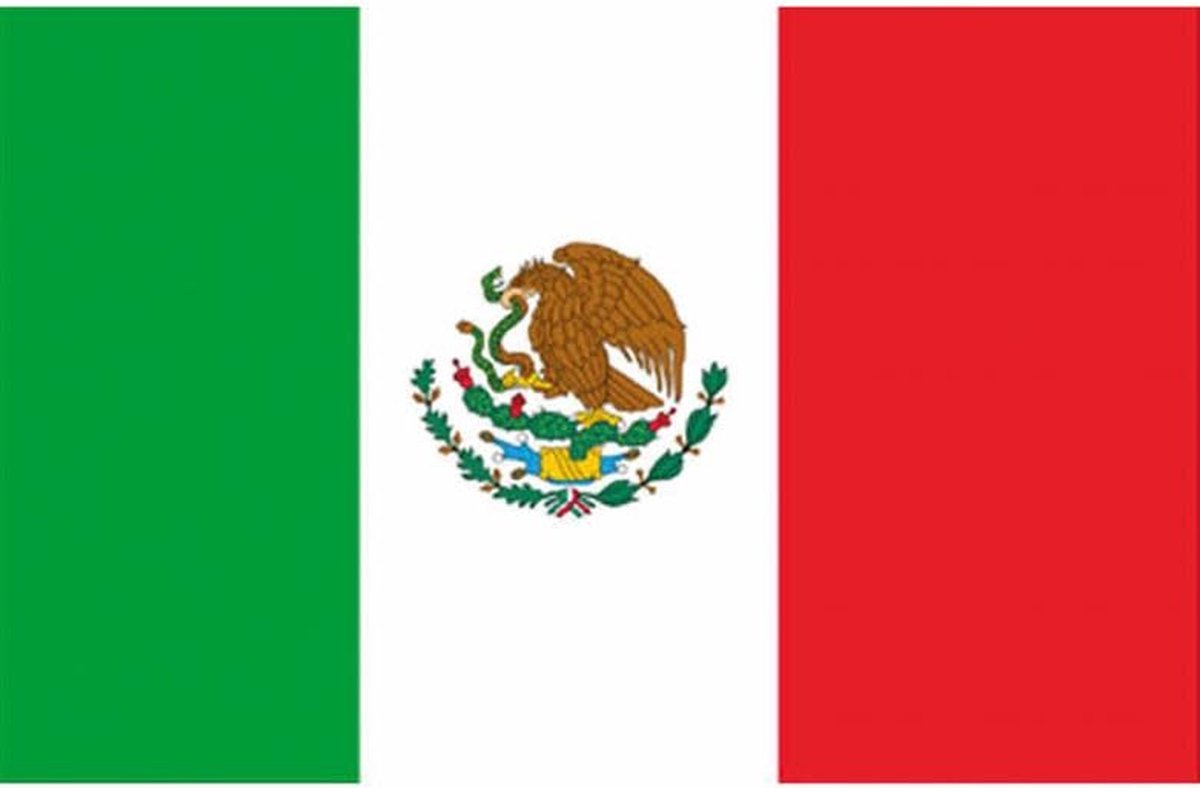 VLAG MEXICO 90 x 150 cm