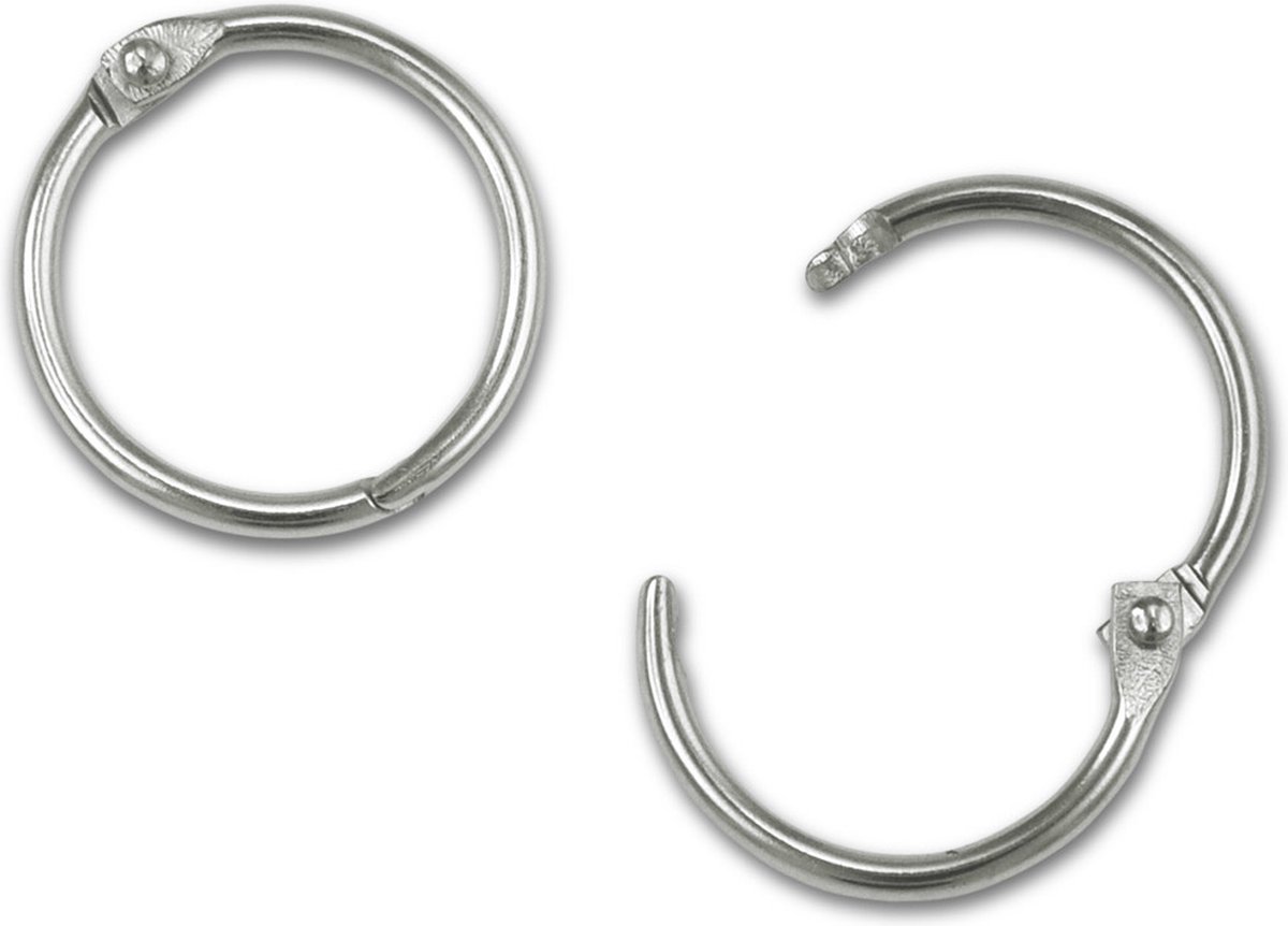 Boekbindersringen 5 stuks 39 - 45 mm