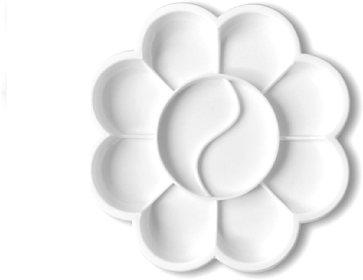 Meyco verfpalet bloemvorm