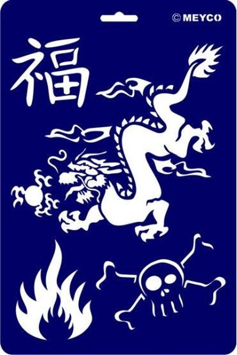 Teken en/of tamponeer sjabloon modern