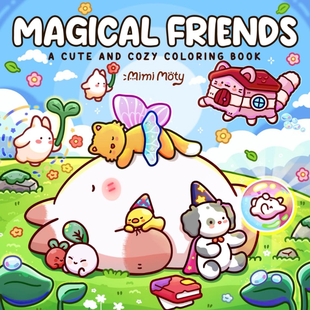 Mimi Moty - Magical Friends - Kleurboek voor volwassenen en kinderen