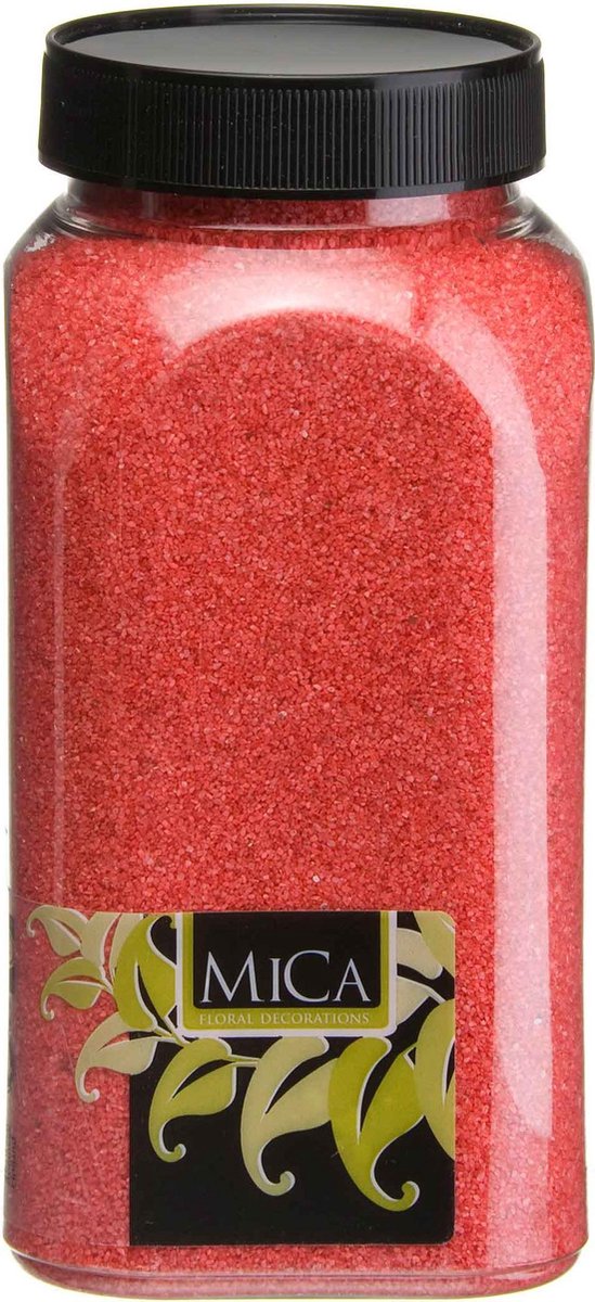 Rood Decoratie Zand 650ml - Mica Decorations