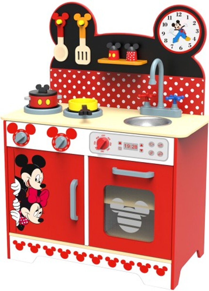 Keukentje hout Mickey Mouse: 60x30x83 cm