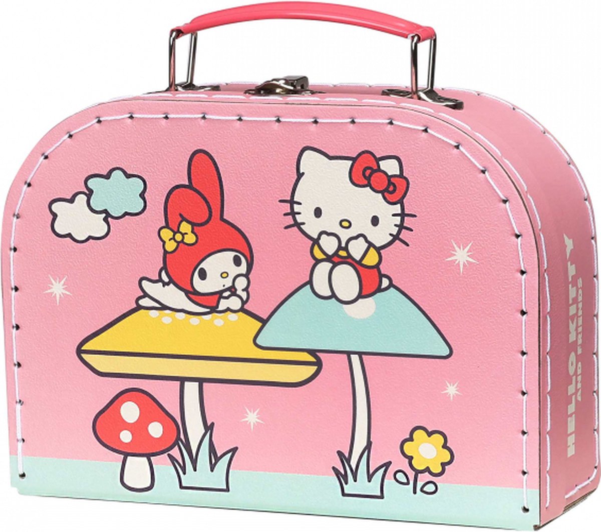 Micki Hello Kitty koffer roze.