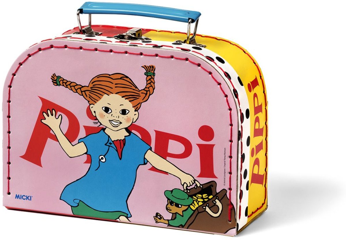 Micki Pippi Langkous koffertje (20cm/roze)