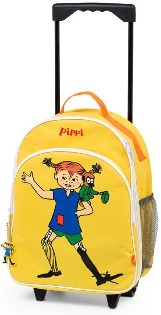 Micki Pippi Langkous trolley (geel)