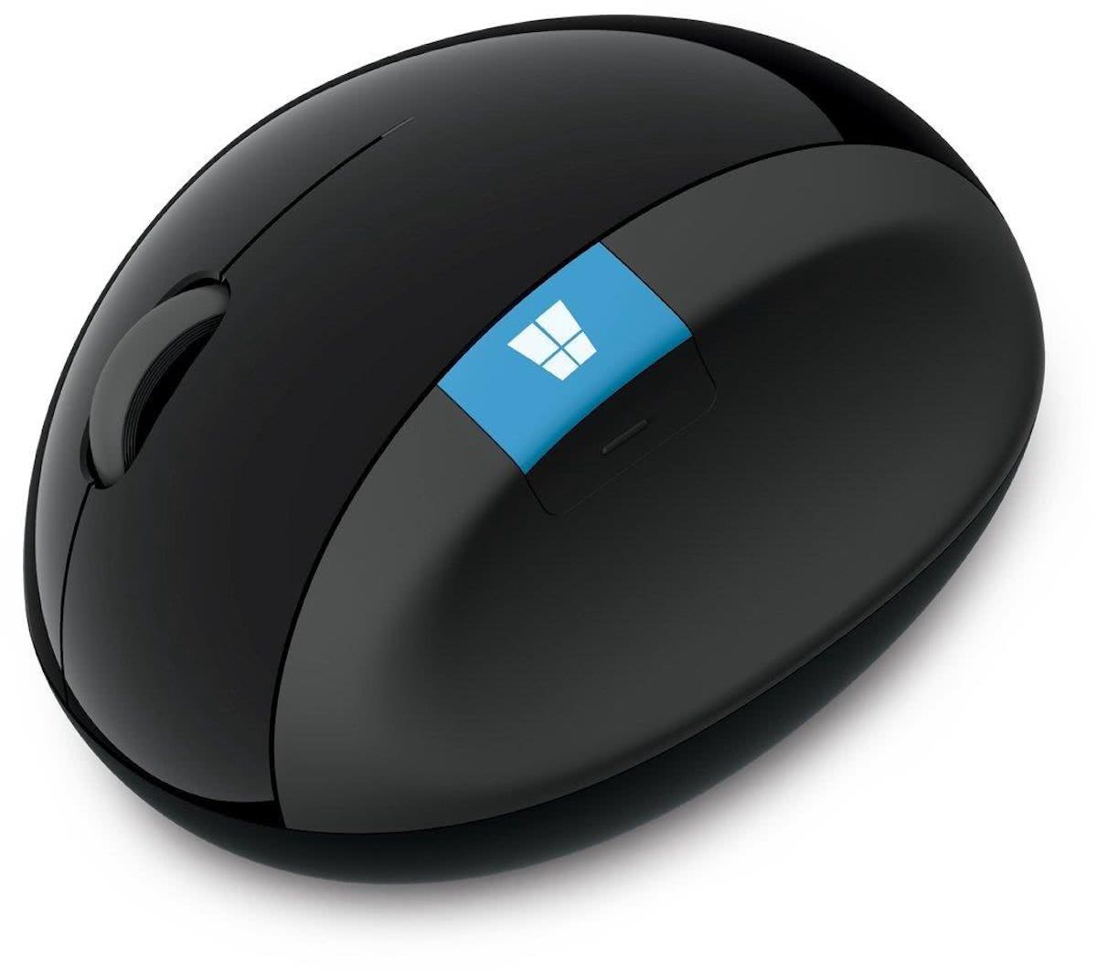 Microsoft Sculpt Ergonomic - Draadloze Muis - Zwart