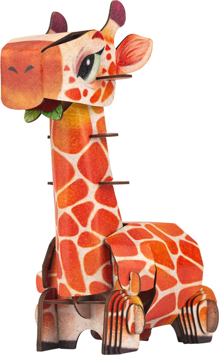 Mieredu - 3D Puzzel Build And Sound - Giraf