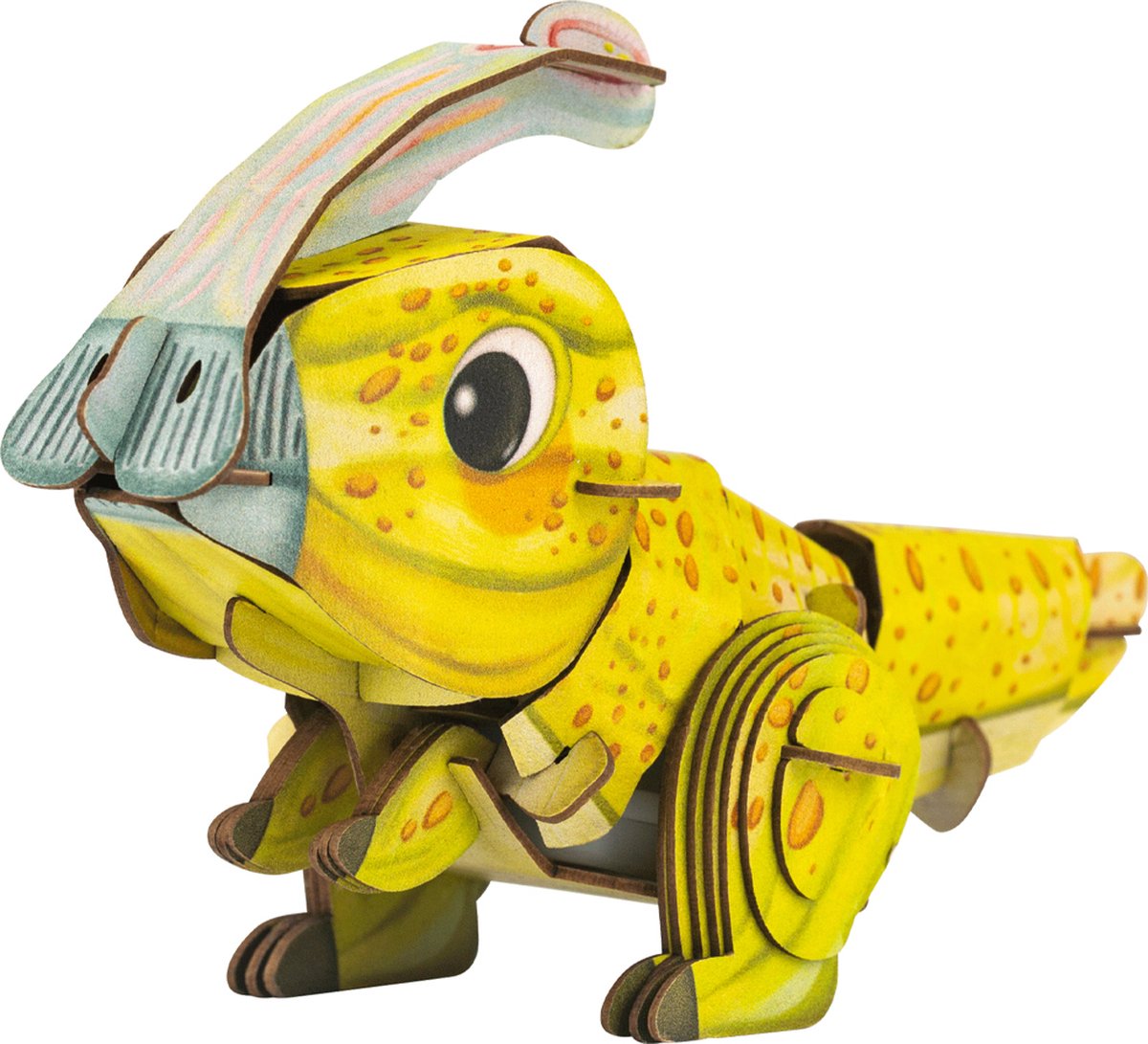 Mieredu 3D puzzel dinosaurus Parasaurolophus met geluid karton.