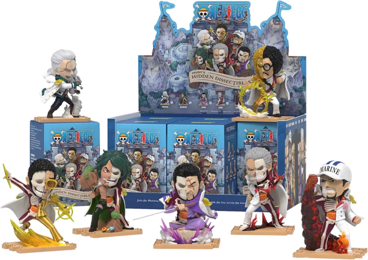 MIGHTY JAXX - Freenys Hidden Dissectibles: One Piece Marines Edition - BlindBox