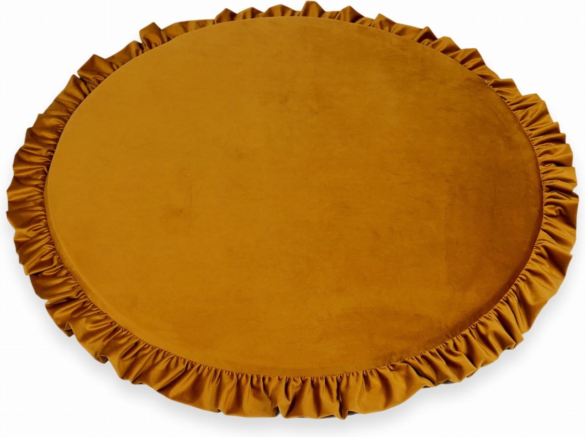Speelmat - speelnest 100 cm - velvet - goud