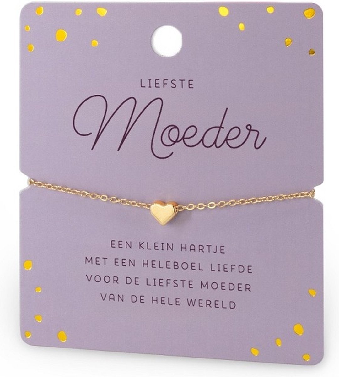 Armband - Hartje - Liefste moeder - Een klein hartje.... - Hartje