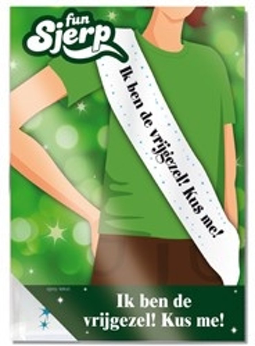 Ik ben de vrijgezel! Kus me! - Fun sjerp