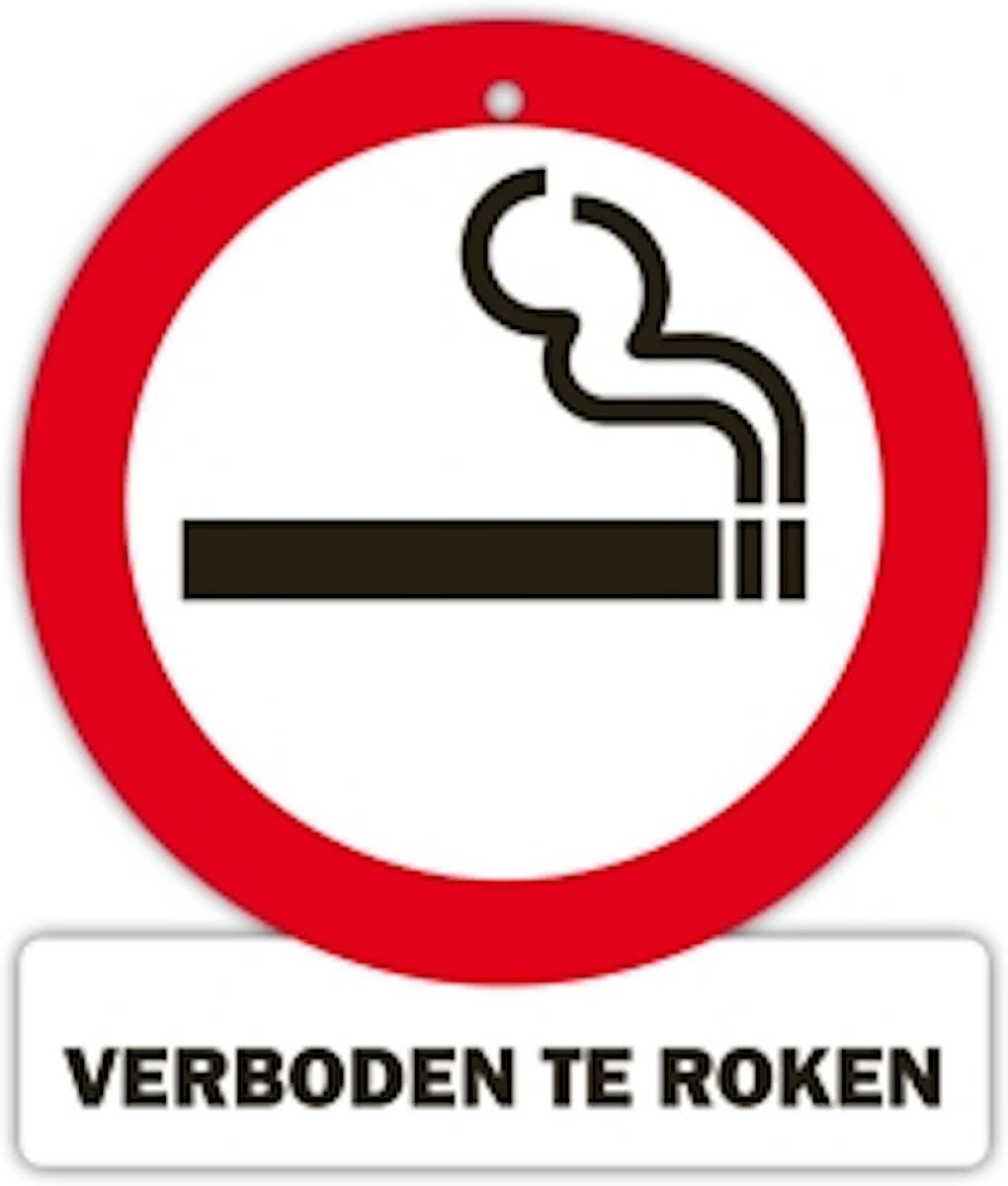 verkeersbord - verboden te roken