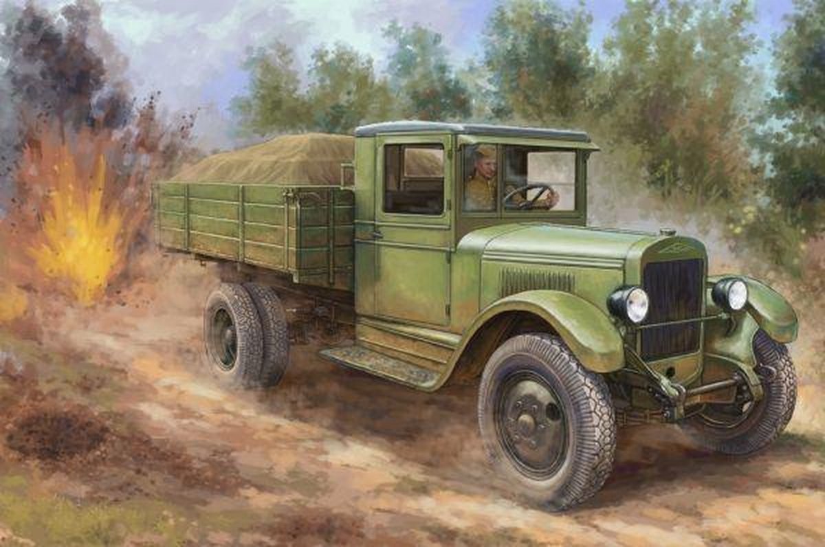 Military Russian ZIS-5 Truck