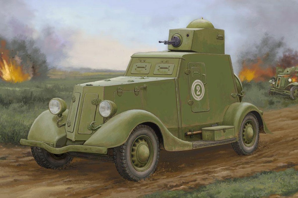 Military Soviet BA-20M Armored Car Mod.1939