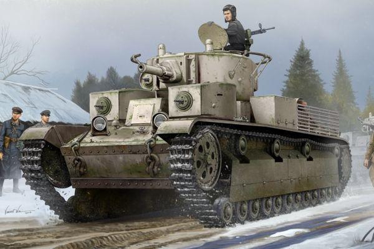 Military Soviet T-28 Medium Tank Revited