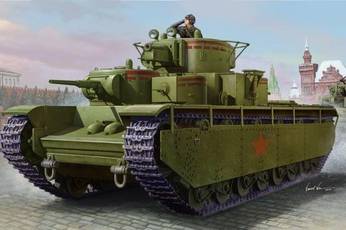 Military Soviet T-35 Heavy Tank Early