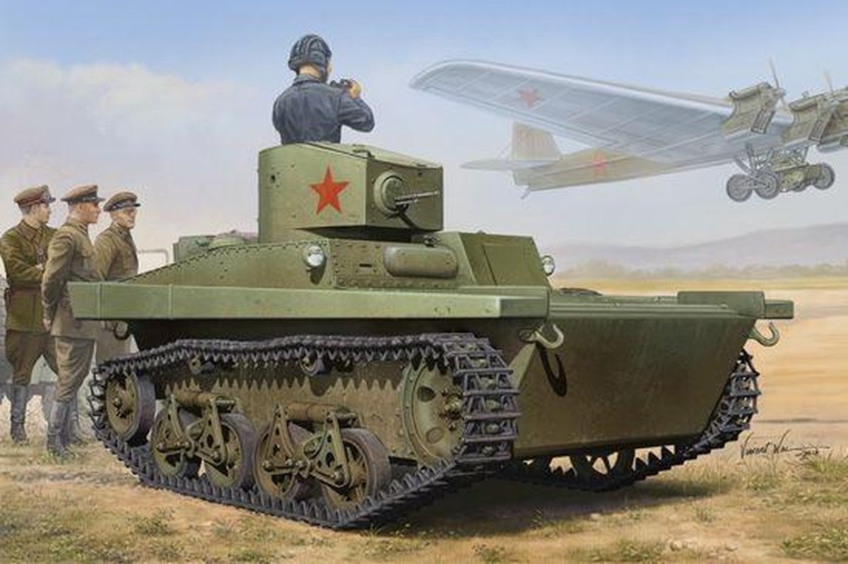 Military Soviet T-37A Light Tank Izhorsky