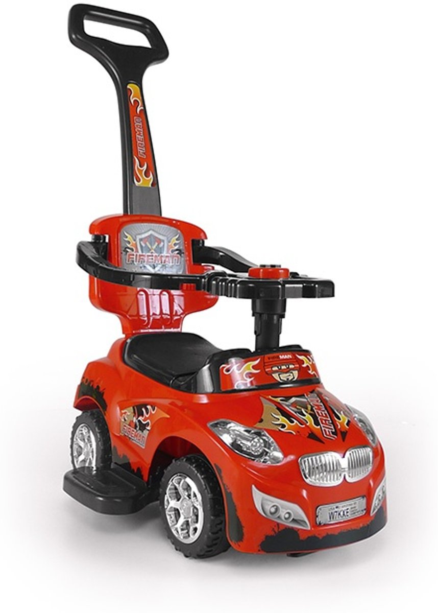 Milly Mally Happy Loopwagen Raceauto Rood