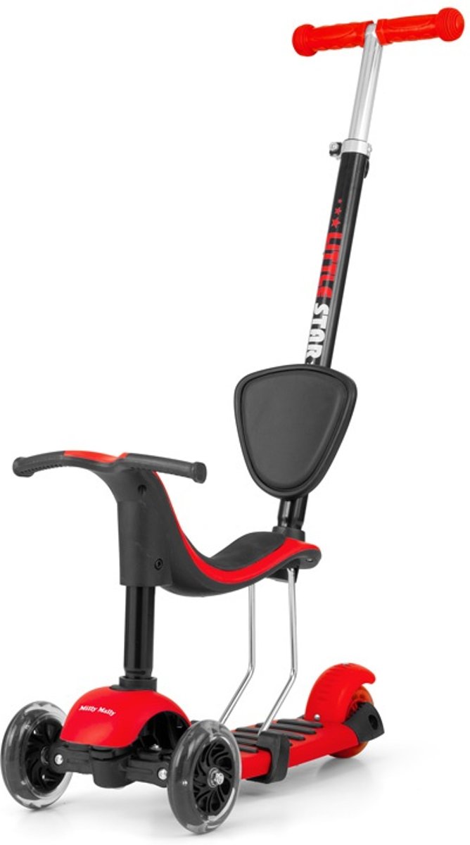 Milly Mally Little Star 3-in-1 Step - Step - Jongens en meisjes - Rood