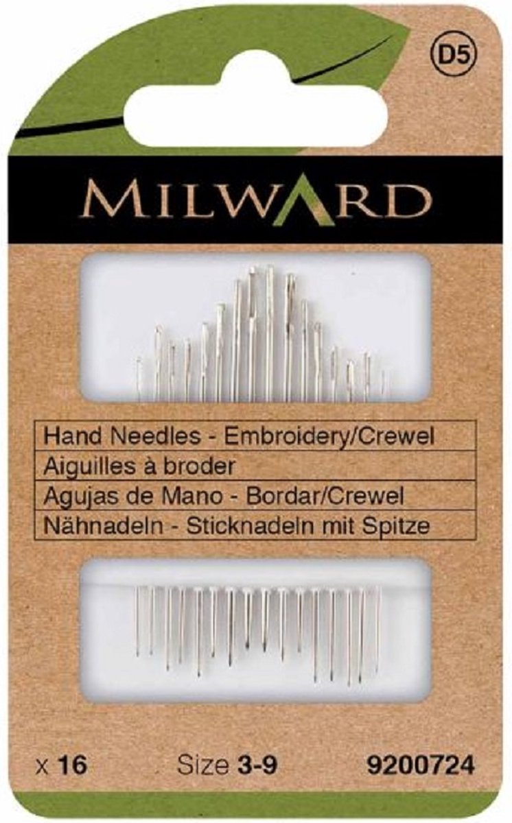 Milward - Crewelnaalden - Staal - 3-9