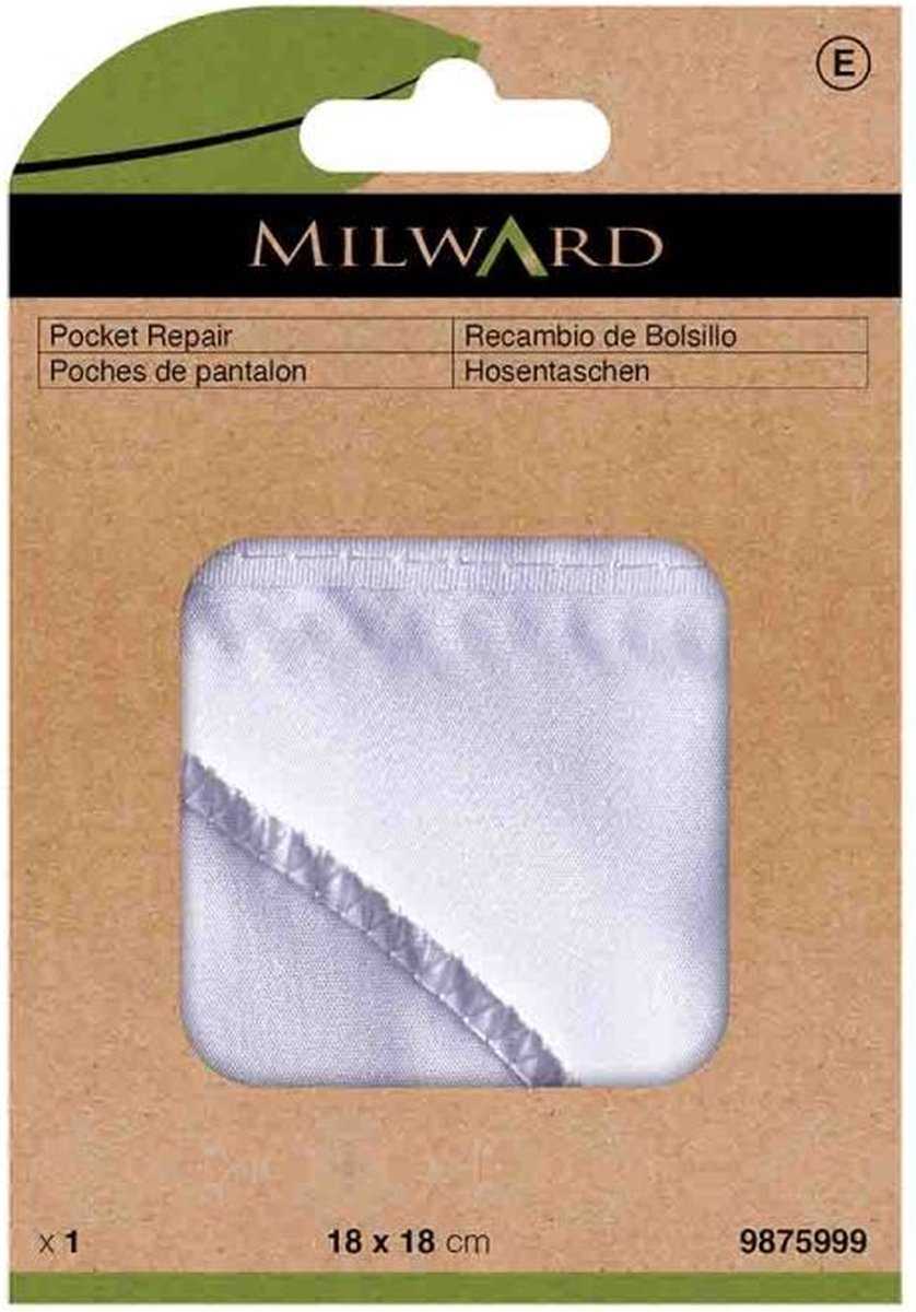 Milward broekzakken strijkbaar wit