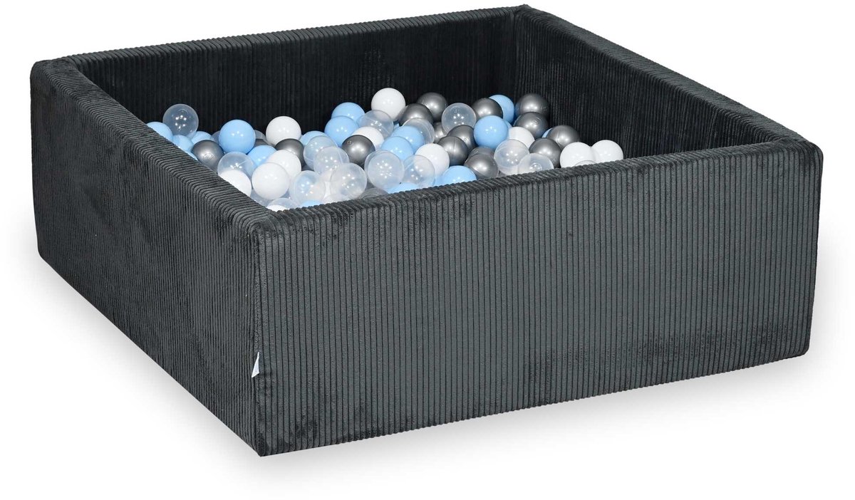 Ballenbak 110x110x40 Corduroy Grafiet