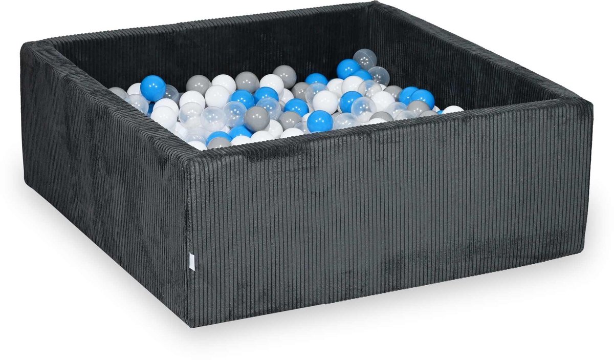 Ballenbak 110x110x40 Corduroy Grafiet