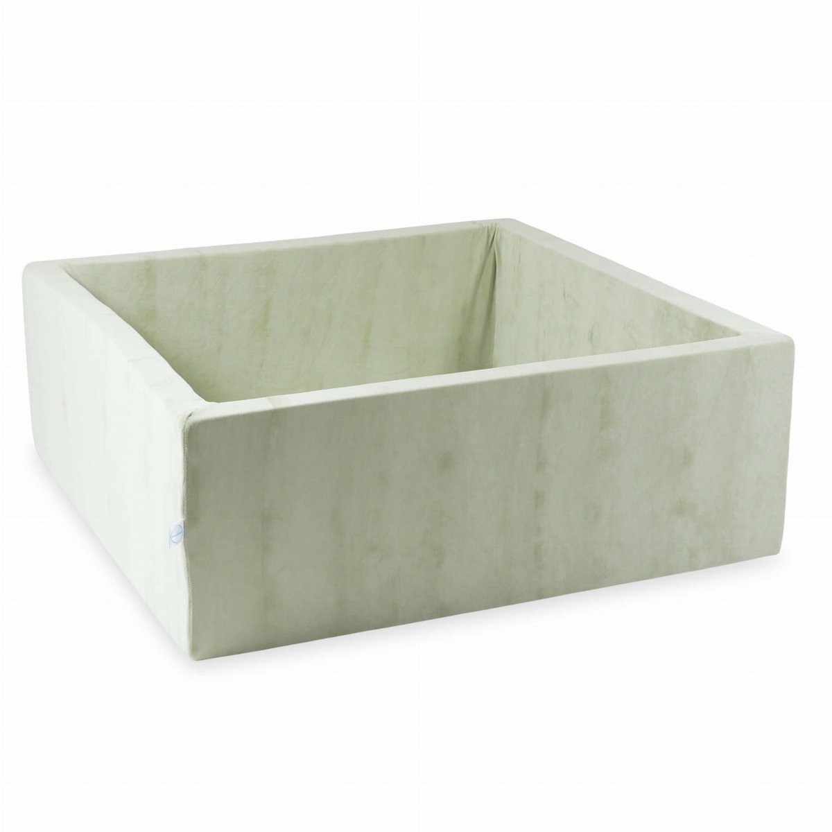 Ballenbak 110x110x40 Fluweelzacht Lichtmint