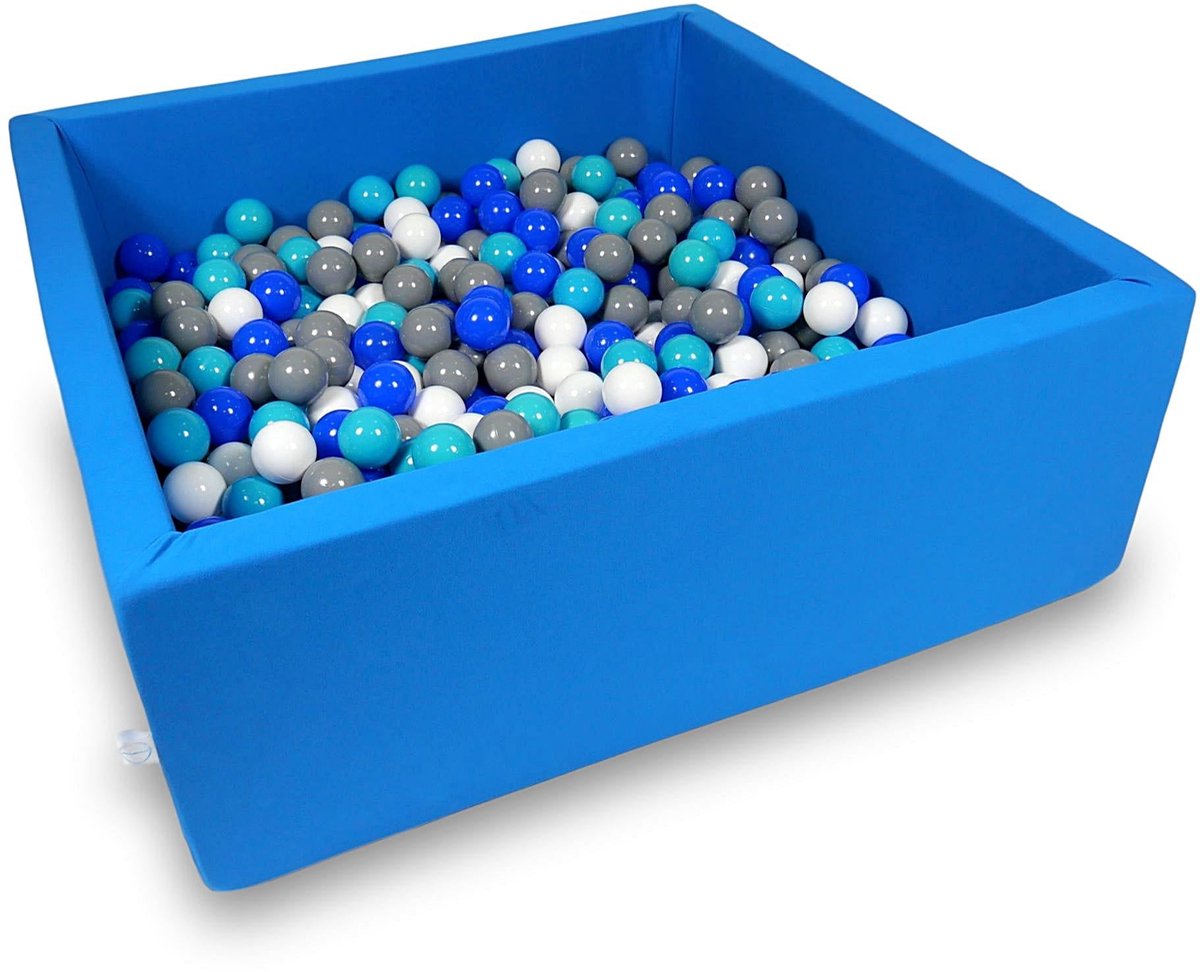 Ballenbak 110x110x40cm azuurblauw