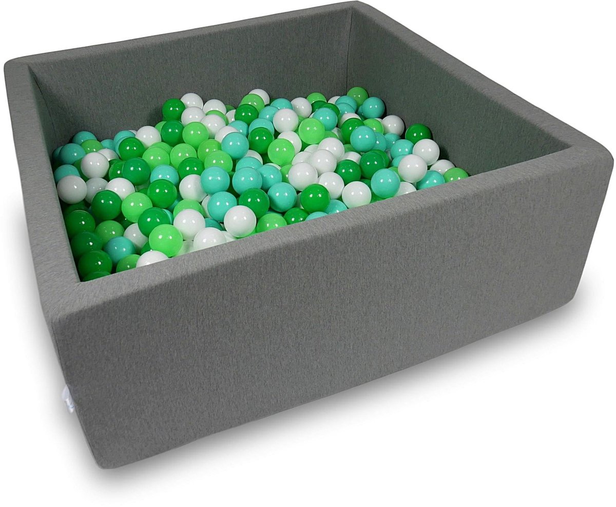 Ballenbak 110x110x40cm grijs