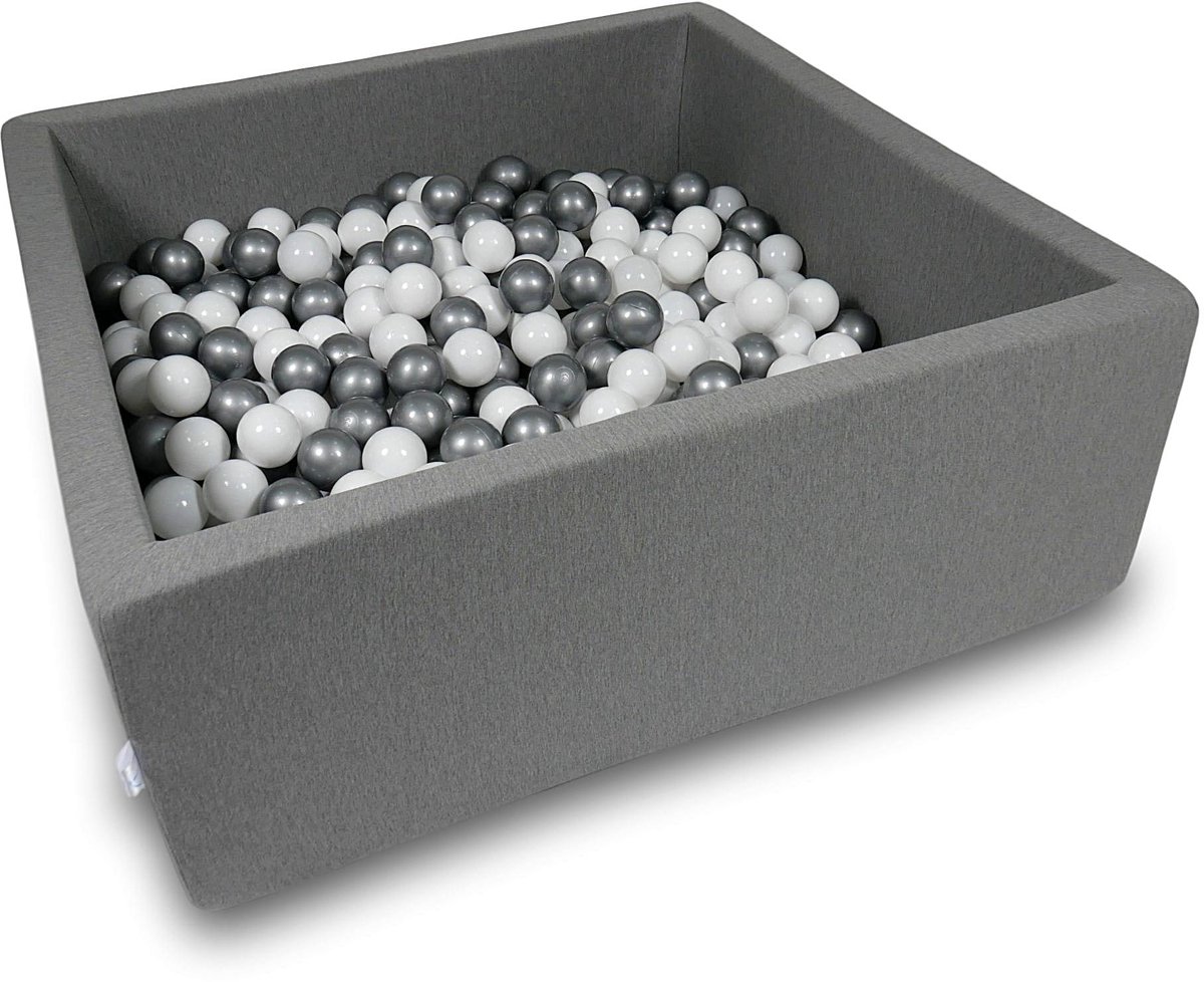 Ballenbak 110x110x40cm grijs