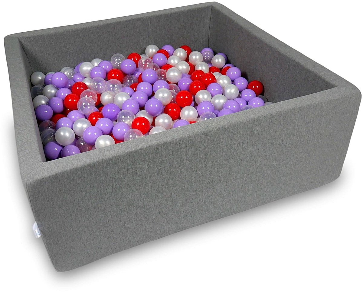 Ballenbak 110x110x40cm grijs