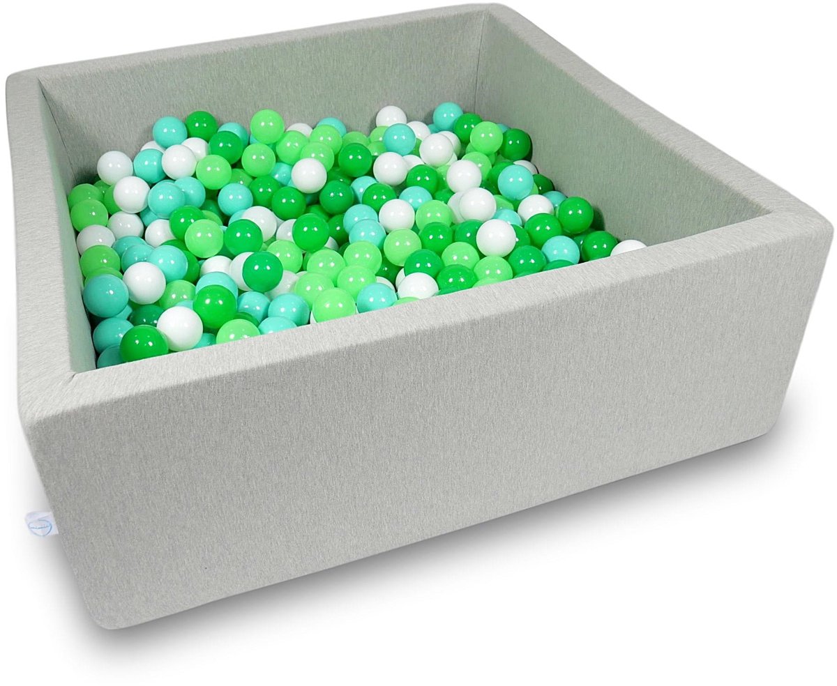 Ballenbak 110x110x40cm lichtgrijs