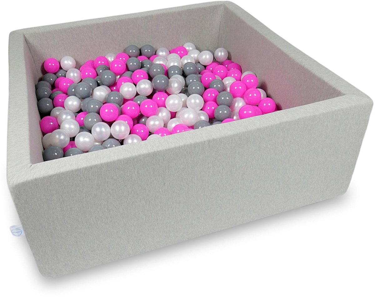 Ballenbak 110x110x40cm lichtgrijs