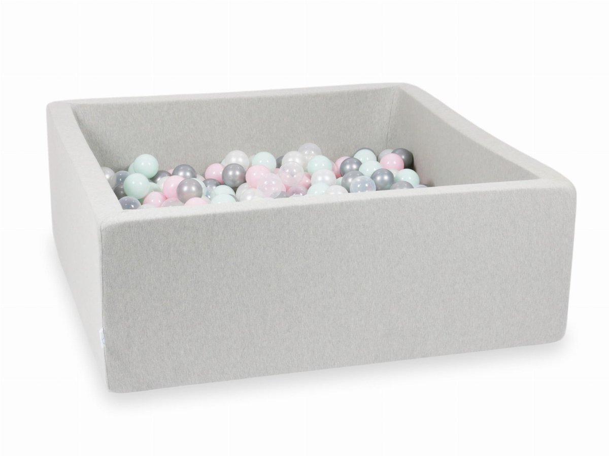 Ballenbak 110x110x40cm lichtgrijs
