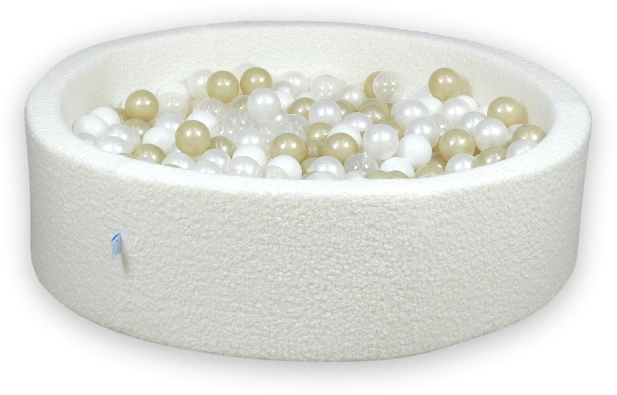 Ballenbak 110x30 Boucle Wit