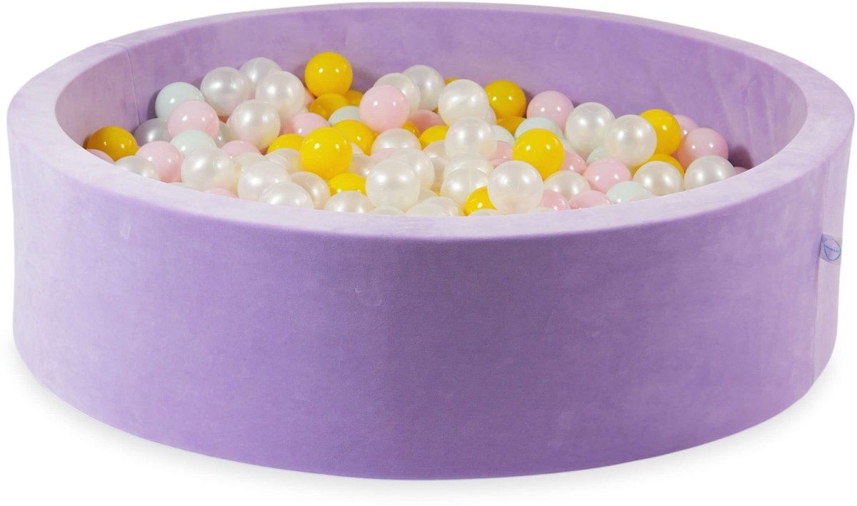 Ballenbak 110x30 Fluweel Zacht Paars