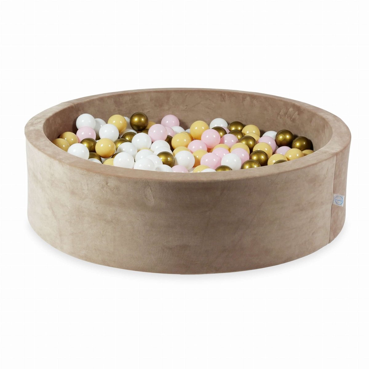 Ballenbak 110x30 Fluweelzacht Donkerbeige