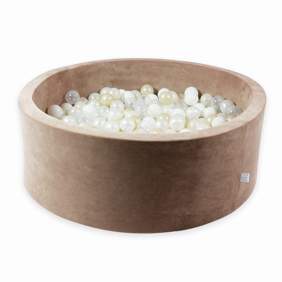 Ballenbak 110x40 Fluweelzacht Donkerbeige