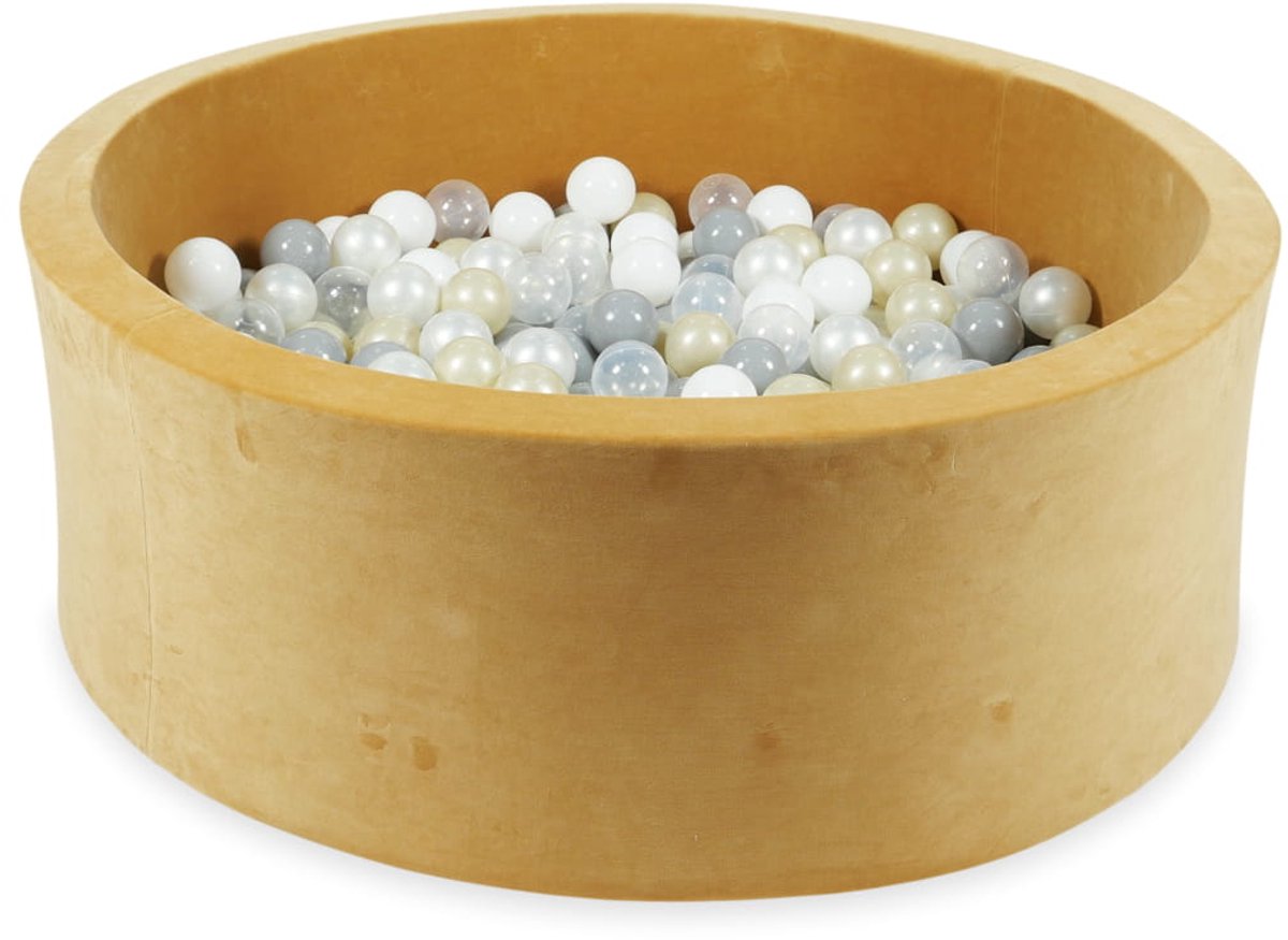 Ballenbak 110x40 Fluweelzacht Karmel