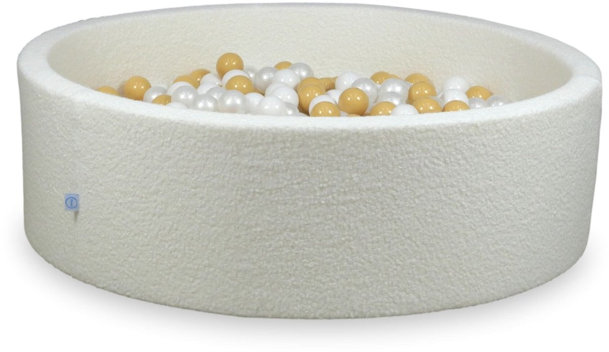 Ballenbak 130x30 Boucle Wit