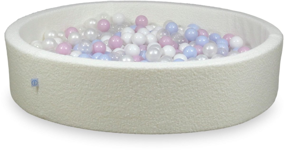 Ballenbak 130x30 Boucle Wit